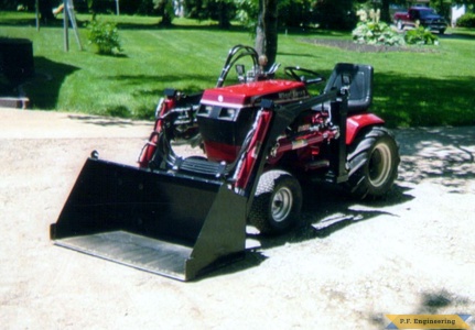 wheelhorse loader front by Charles D., Medford, MN