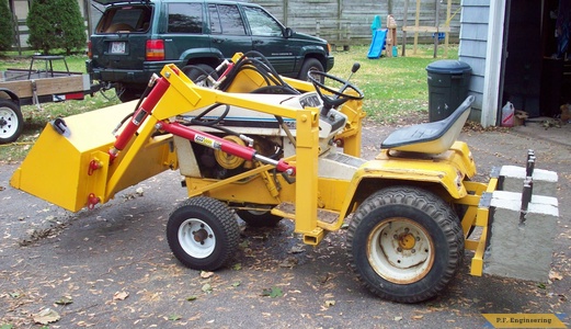 cub cadet 149 loader side