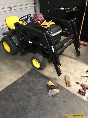 Jared G, Aberdeen, NC John Deere 300 front end loader quick attach