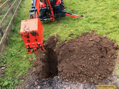 DIY Backhoe Top View