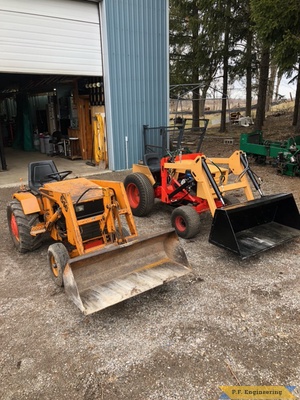 Calvin K. from Thamesford, Ontario Canada and his CASE 444 646 loaders 