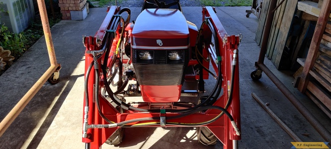 Don A. and his Wheelhorse 310-8 loader in Thibodaux, LA front view