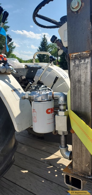 John S. in Rensselaer, NY front end loader build for his Bolens Iseki G152