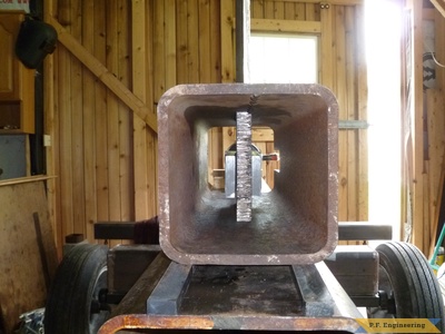 log splitter wedge shuttle with wedge installed