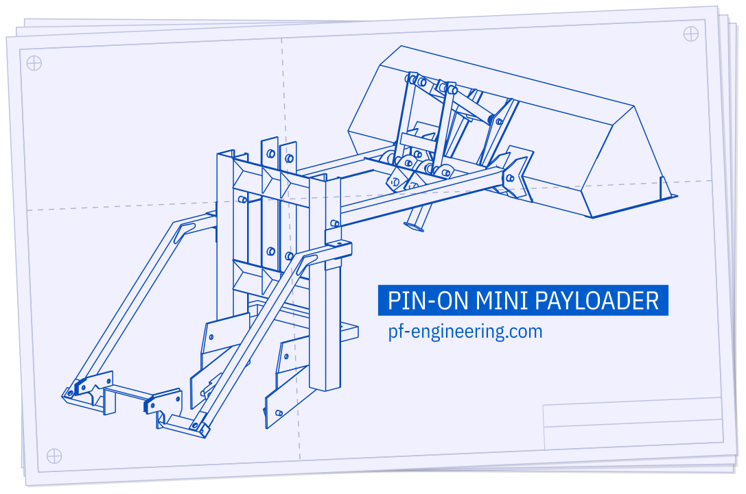 Larger image of P.F. Engineering's Micro Hoe Plans